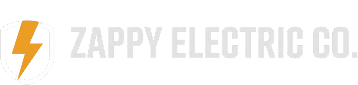 Zappy Electric Co. logo (white)
